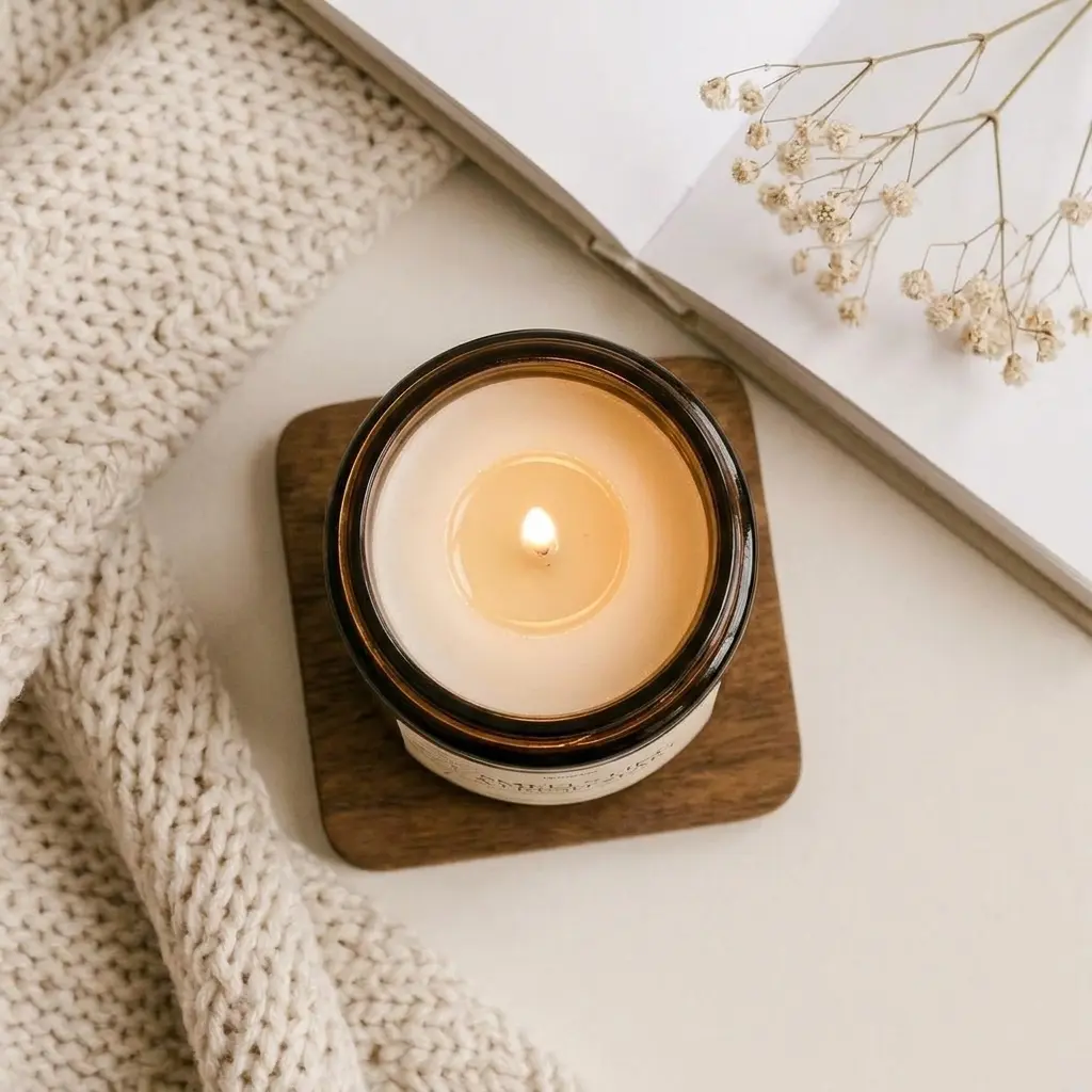 Apricot Coconut Wax Candle 1