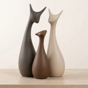 Ceramic Deer Family Set