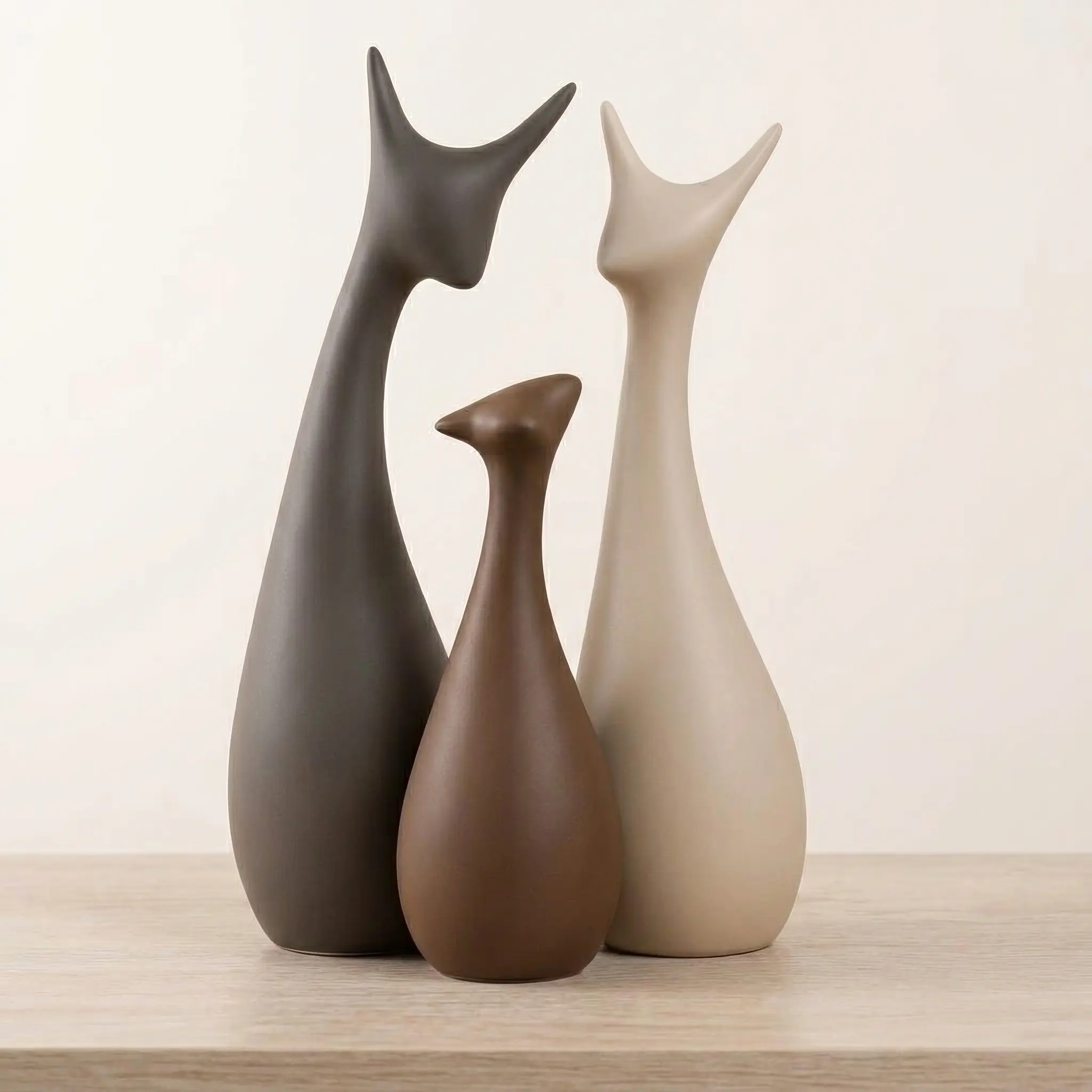 Ceramic Deer Family Set