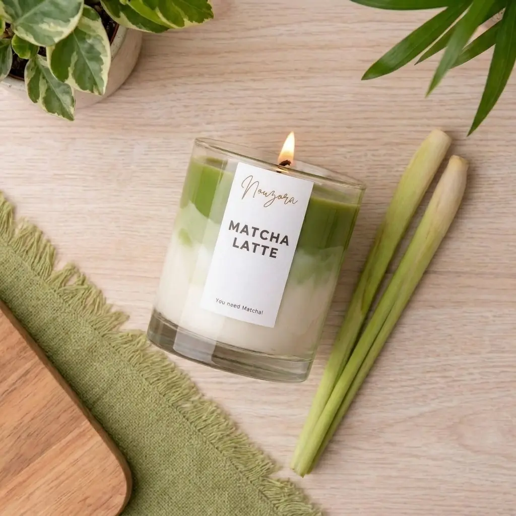 Matcha Latte Candle 1 Image