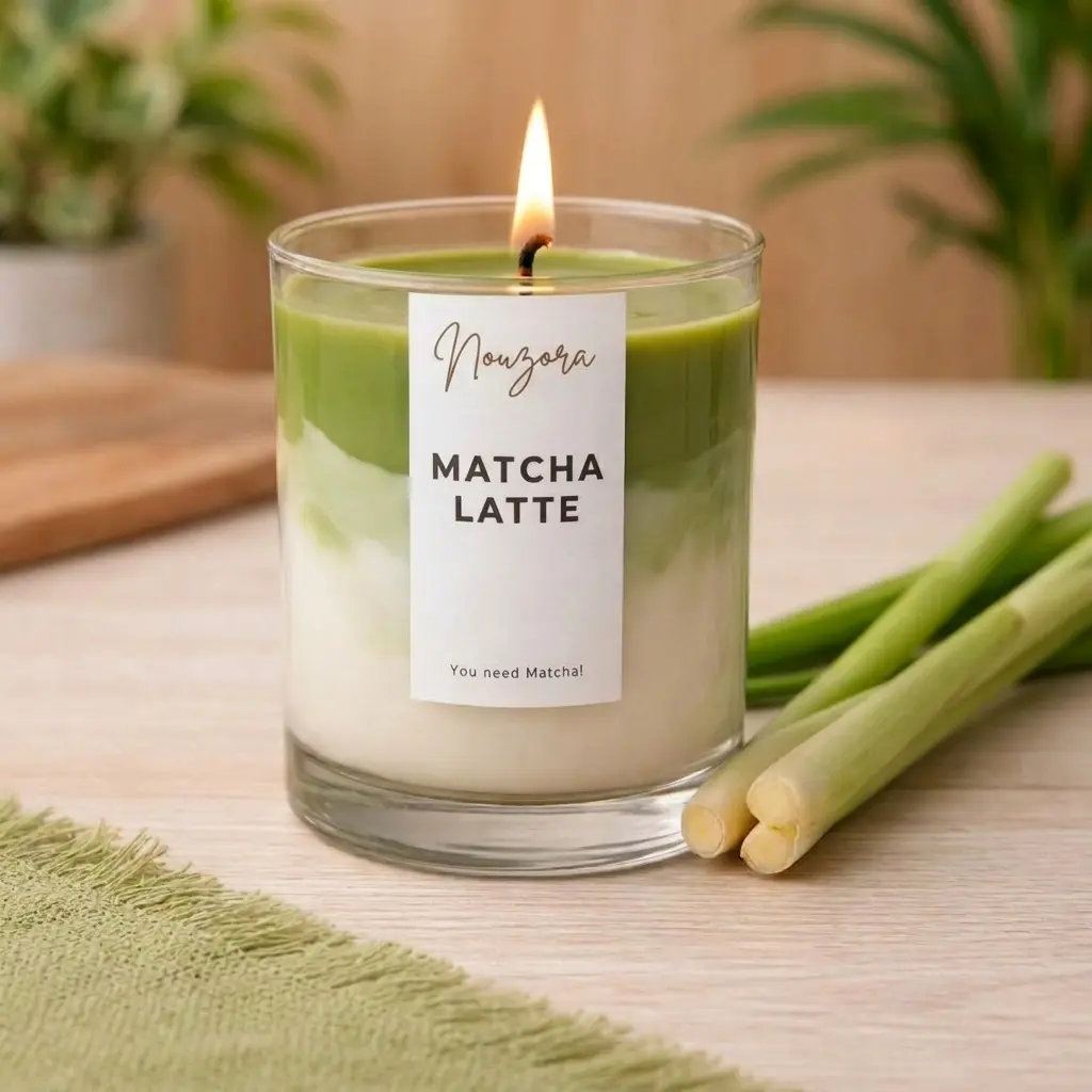 Matcha Latte Candle Image